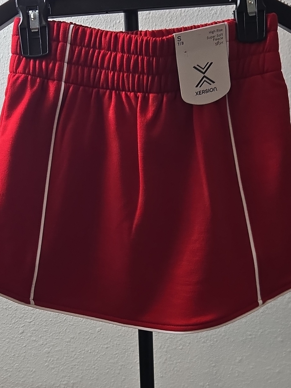 Xersion Red Skort with White Trim